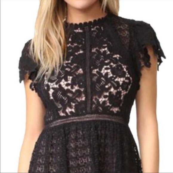 Rebecca Taylor Short Sleeve Mixed Dress Size 6 - Picture 10 of 16